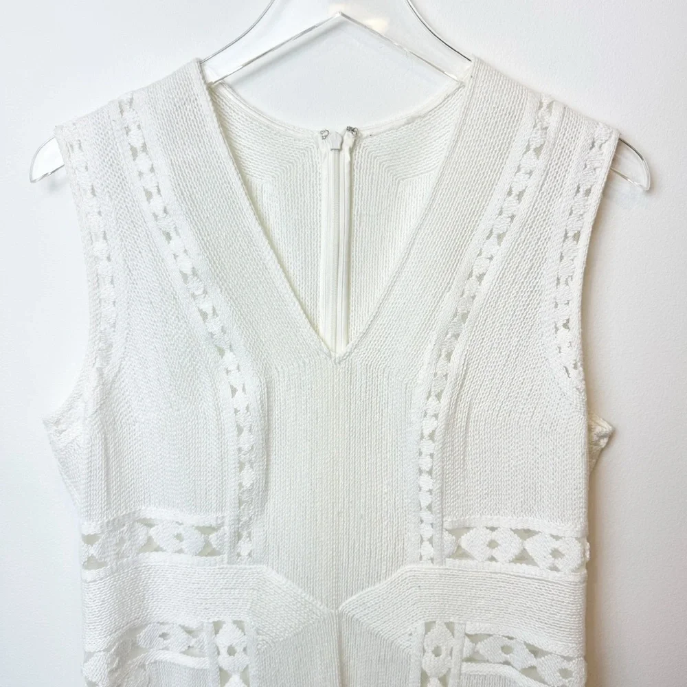 Kobi Halperin | Amani Fringe Hem Dress in White - Picture 4 of 8
